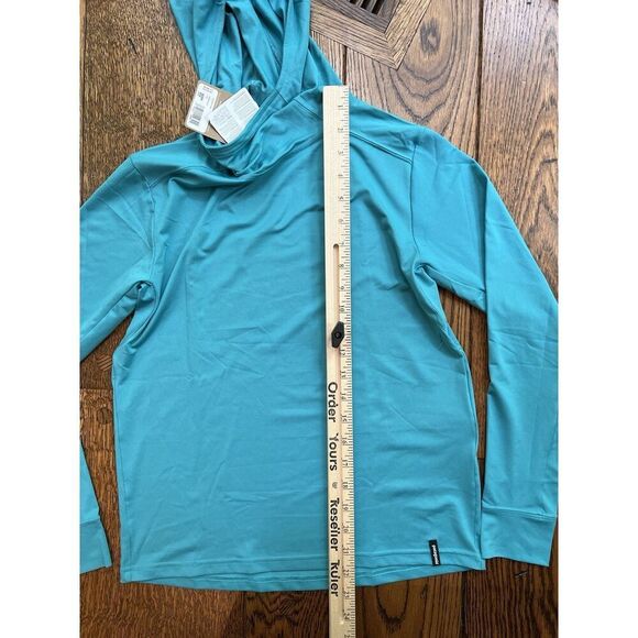 Patagonia Kids' Capilene Cool Silkweight Hoodie Subtidal Blue NWT Size L (12) - Picture 5 of 6